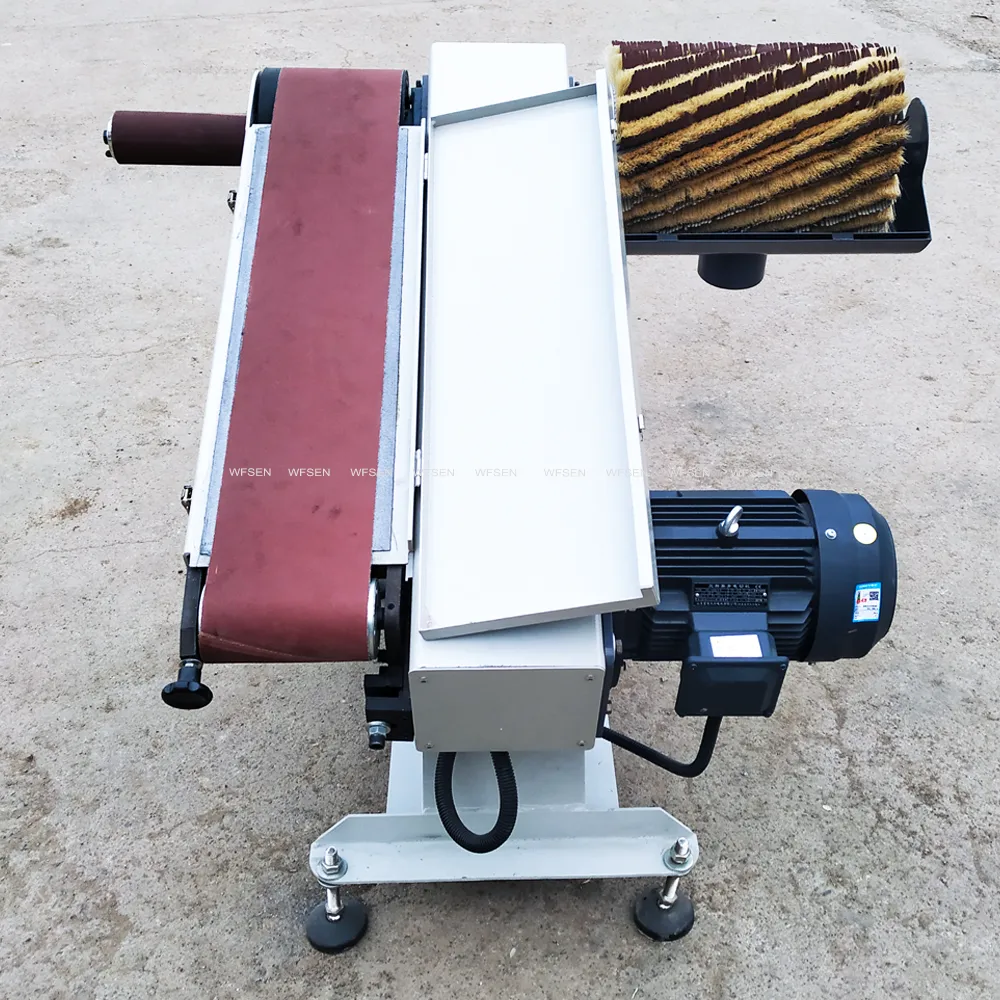 wood bush polish sanding machine